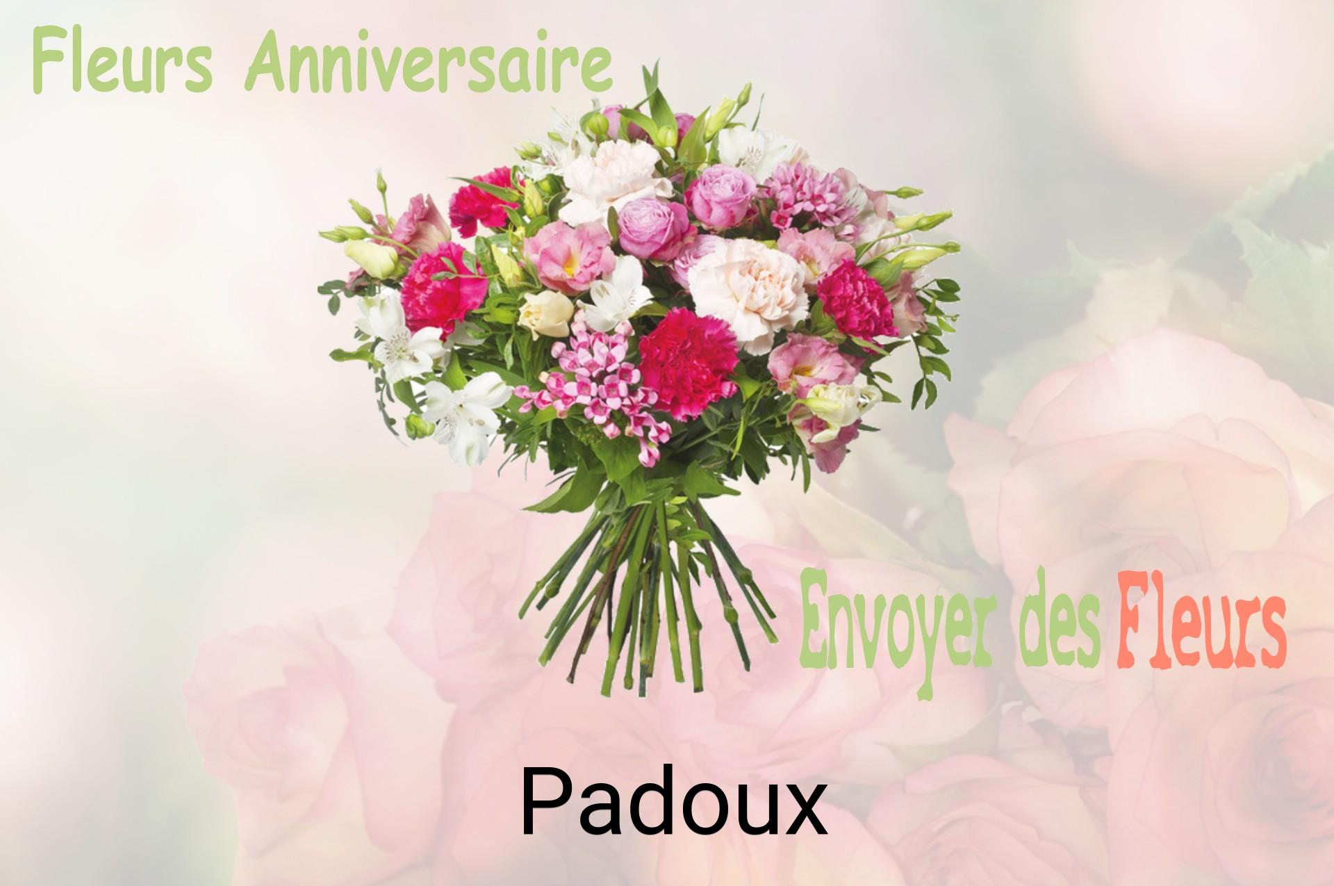 Bouquet de fleurs d’anniversaire livré à Padoux